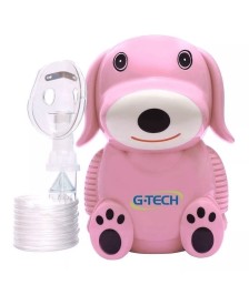 Nebulizador / Inalador Infantil Nebdog Azul e Rosa - Original G-Tech