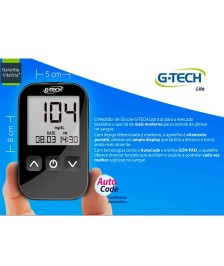 Kit Monitor de Glicose + Lancetador - GTech