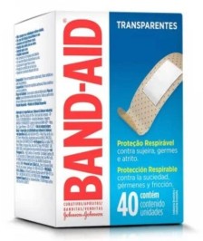 Curativo Band-Aid Johnson's Transparente 40 Unidades